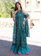 Noor By Saadia Asad Embroidered Chiffon Unstitched 3 Piece Suit - 08 ZARISH